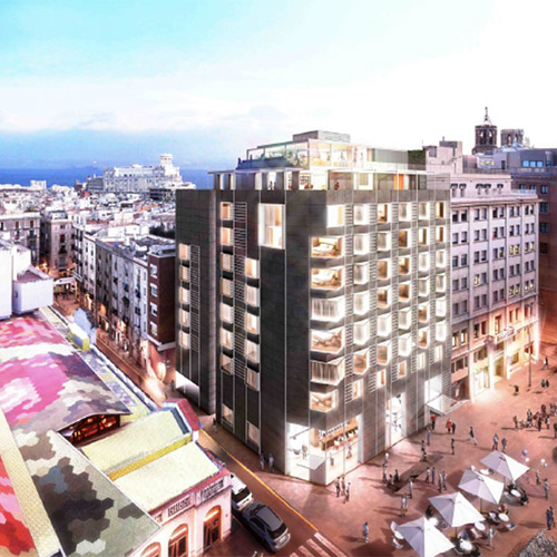 Redevelopment of an obsolete office building into a lifestyle hotel